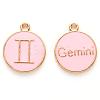 Alloy Enamel Pendants X-ENAM-S124-01A-09I-1
