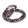 Electroplate Glass Beads Strands EGLA-D030-19E-2