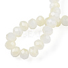 Two-Tone Imitation Jade Glass Beads Strands GLAA-T033-01B-01-4