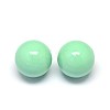 No Hole Spray Painted Brass Round Smooth Chime Ball Beads Fit Cage Pendants KKB-E003-M-18mm-2