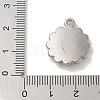 Anti-Tarnish 304 Stainless Steel Pendants STAS-Q334-25P-3