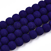 Opaque Glass Beads Strands GLAA-T032-P6mm-MD03-1