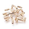 Brass Cord Ends KK-F768-04LG-2