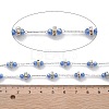 Handmade Glass Beads & Rhinestone Chains CHS-L028-02P-2