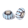 Handmade Lampwork & Brass Core European Beads LS-LAMP-N044-01S-02-3