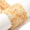 Natural Citrine(Heated) Beads Strands G-S387-A03-3x4mm-2