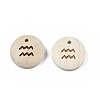 Laser Out Wood Pendants WOOD-S053-51B-2