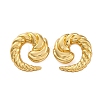 Rack Plating Brass Dangle Stud Earrings for Women EJEW-C125-23B-G-4