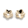 5-Petal Brass Bead Cap X-KK-D063-13G-3