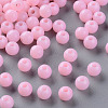 Opaque Acrylic Beads X-MACR-S370-C6mm-A01-1