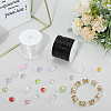 2Rolls 2 Colors Round Crystal Elastic Stretch Thread EW-PA0001-01B-4