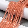 Baking Paint Imitation Jade Glass Bead Strands DGLA-A034-J2MM-A31-4