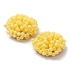 Glass Seed Beaded Cabochons FIND-G058-02F-3