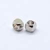 Cube Brass Spacer Beads KK-L015B-01P-2