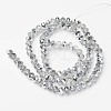 Electroplate Transparent Glass Beads Strands EGLA-A034-T4mm-M16-2