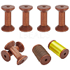 Wood Thread Bobbins TOOL-WH0159-36A-1