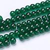 Spray Painted Crackle Glass Beads Strands CCG-Q001-4mm-17-2