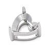 304 Stainless Steel Rhinestone Claw Settings STAS-U042-05B-P-2