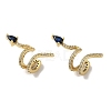 Rack Plating Brass Micro Pave Cubic Zirconia Clip-on Earrings EJEW-R162-47G-1