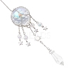 Glass & Acrylic Cone & Round Hanging Suncatchers HJEW-JM04570-02-4