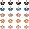 Zinc Alloy Enamel Pendants ENAM-NB0001-13-1
