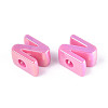 UV Plating Opaque Acrylic Beads PACR-ZX018-04N-2