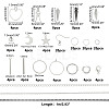ARRICRAFT DIY Punk Earring Necklace Making Kits DIY-AR0002-61-2