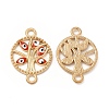 Alloy Enamel Connector Charms FIND-H039-19KCG-B-1