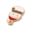 Christmas Theme Alloy Enamel Pendants ENAM-C010-01I-3