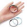 Spray Painted 201 Stainless Steel Wire Cable Keychains BJEW-YW0001-10A-6
