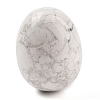 Natural Howlite Palm Stones G-I367-04B-1