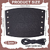 Adjustable PU Leather Cord Bracelet with Wax Cotton Cords AJEW-WH0661-27A-2