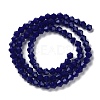 Opaque Solid Color Imitation Jade Glass Beads Strands LS-GLAA-F029-P4mm-10-2