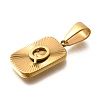 304 Stainless Steel Pendants STAS-S161-01Q-G-2