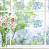 Waterproof PVC Colored Laser Stained Window Film Static Stickers DIY-WH0314-086-7