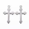 Tarnish Resistant 304 Stainless Steel Cross Pendants LS-STAS-H397-38P-1