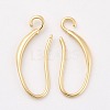 Brass Earring Hooks X-KK-F714-06G-1