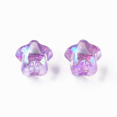 1-Hole Transparent Acrylic Buttons MACR-S373-129-C06-1