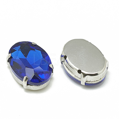 Sew on Rhinestone RGLA-T091-6x8mm-11P-1