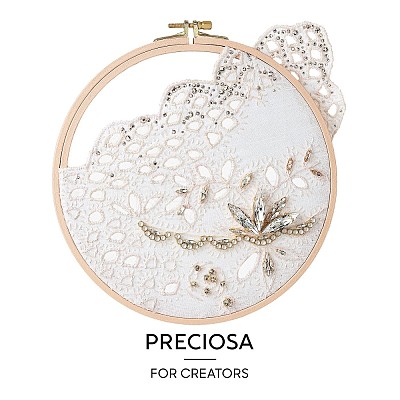 Preciosa&reg MAXIMA Crystal Round Stones LS-Y-PRC-RBSS39-90300-1