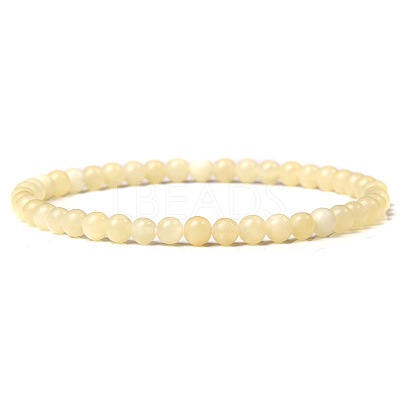 4MM Natural Topaz Jade Stretch Bracelets RP2095-3-1