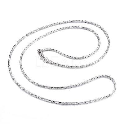 Tarnish Resistant 304 Stainless Steel Necklaces NJEW-E080-17P-1