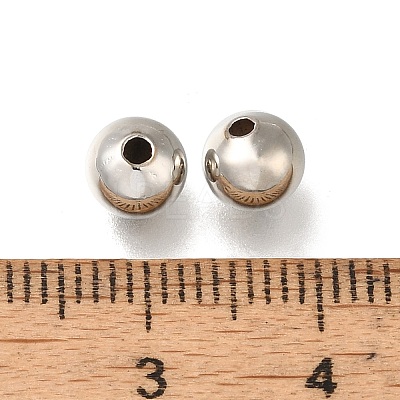 Rack Plating Brass Beads KK-K373-08C-P-1
