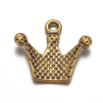 Tibetan Style Pendant Rhinestone Settings TIBEP-A0368YKG-AG-FF-1