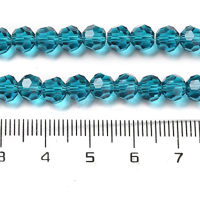 Transparent Glass Beads EGLA-A035-T6mm-D12-1