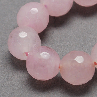 Natural Jade Bead Strands G-R166-8mm-01-1