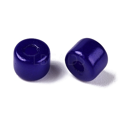 Opaque Baking Paint Glass Seed Beads SEED-T008-02V-1