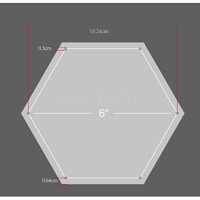 Acrylic Transparent Pressure Plate DIY-WH0158-46F-1