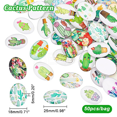 Glass Cabochons GLAA-PH0002-26A-1