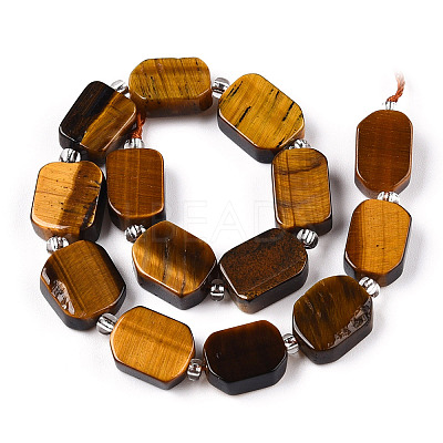 Natural Tiger Eye Beads Strands G-C098-A23-01-1